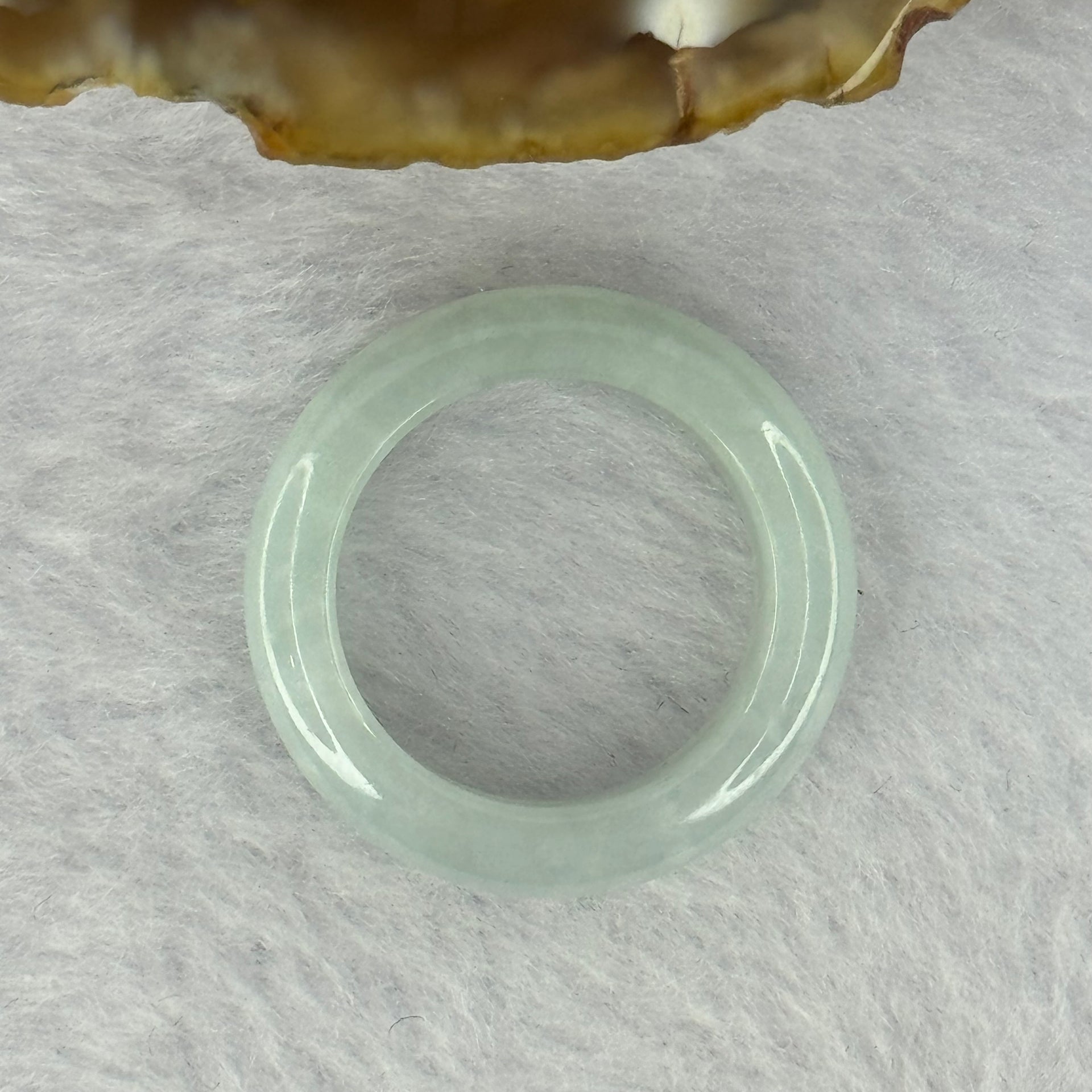 Type A Light Green Jadeite Ring 4.21g 6.2 by 3.8mm US6.75 HK15 - Huangs Jadeite and Jewelry Pte Ltd