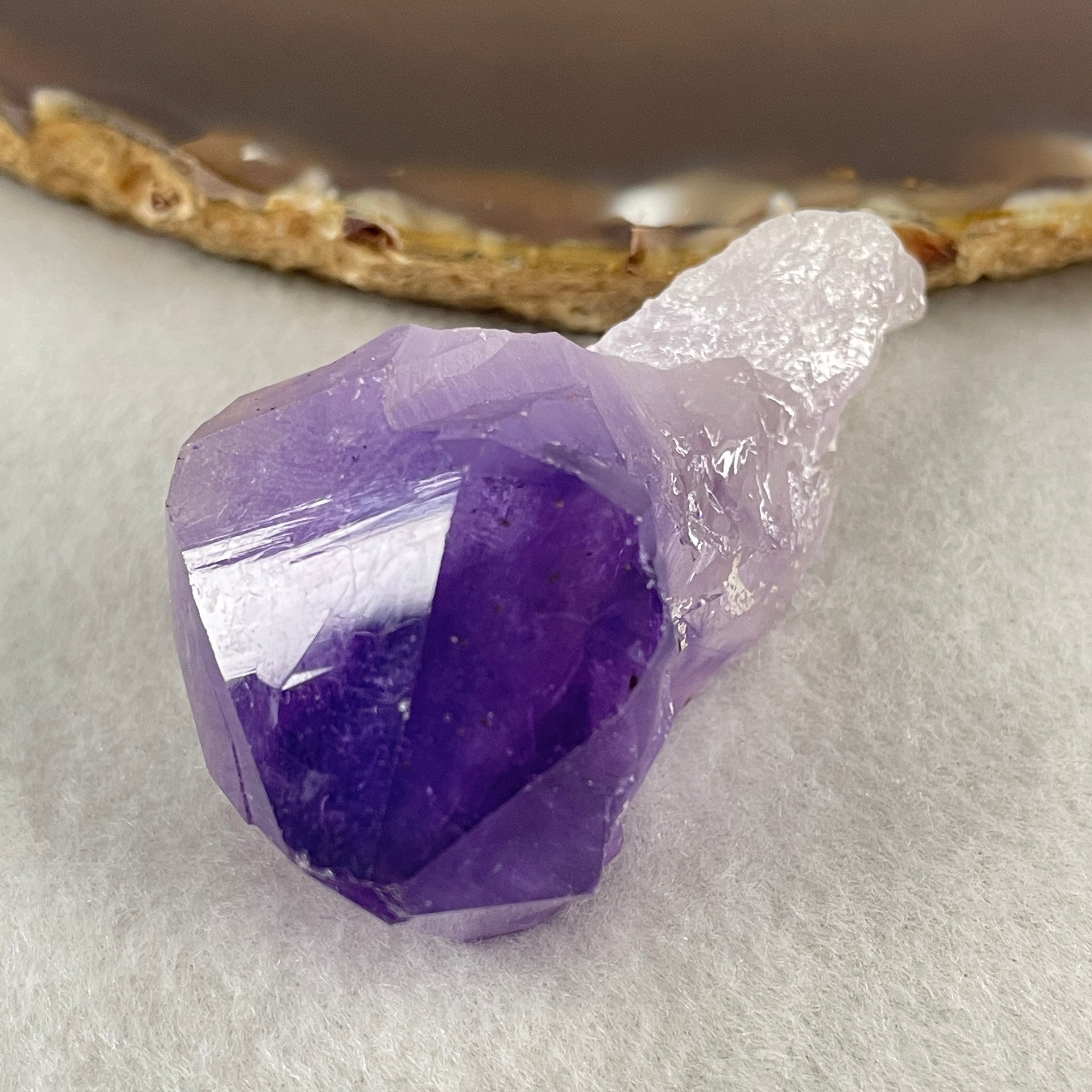 Natural Amethyst Rough Irregular Shaped Display 47.53g 62.0 by 28.9 by 30.0mm - Huangs Jadeite and Jewelry Pte Ltd