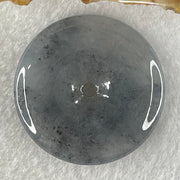 Type A Semi Icy Wuji Grey with Lavender Jadeite Ping An Kou Pendant 14.87g 35.2 by 5.8mm - Huangs Jadeite and Jewelry Pte Ltd