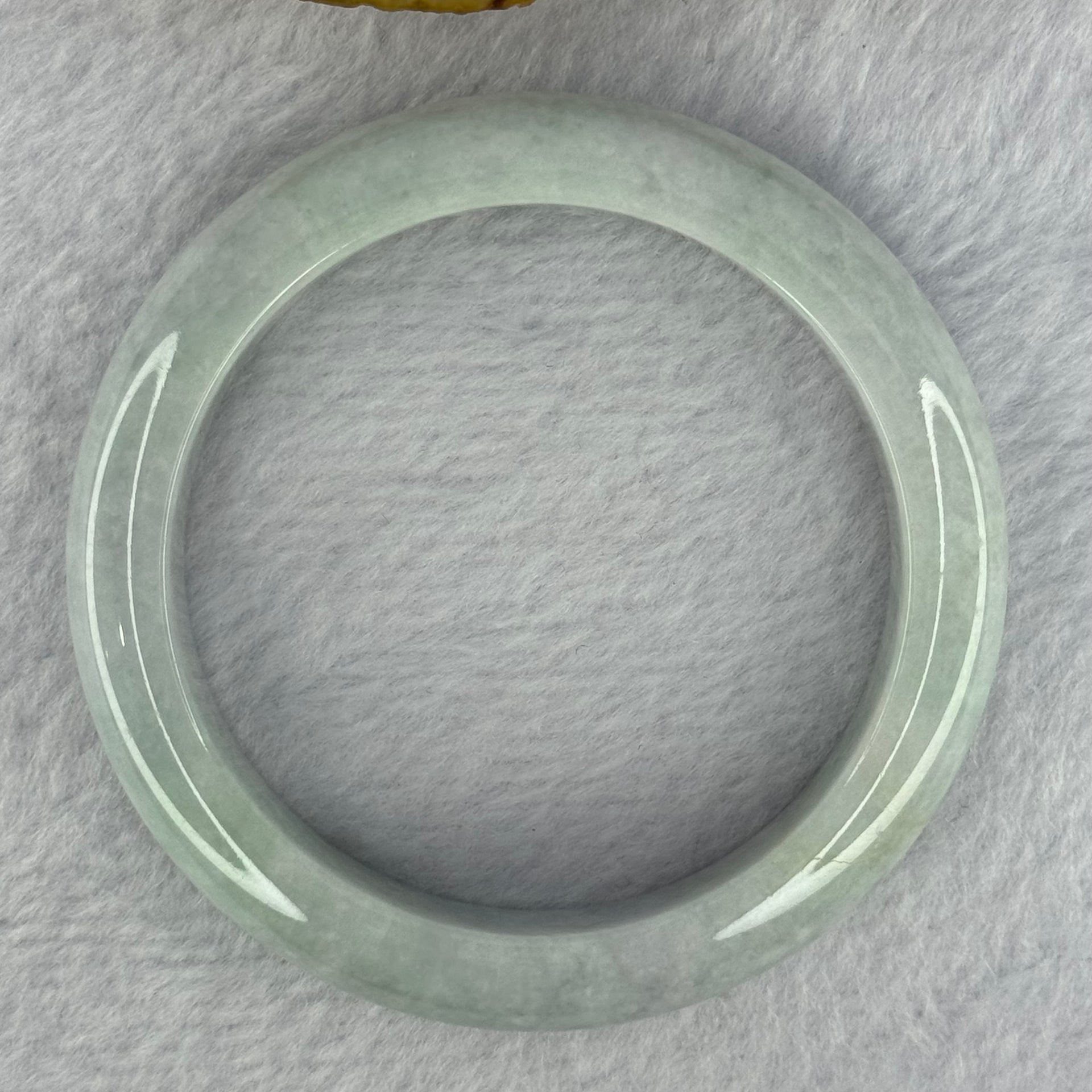 Type A Light Lavender Green Jadeite Bangle 65.05g Internal Diameter 56.4mm 13.3 by 8.8mm (Very Slight Internal Line) - Huangs Jadeite and Jewelry Pte Ltd