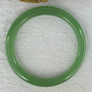 Transparent Green Quartzite Jade Bangle 天山玉手镯 Internal Diameter 59.5mm 27.39g 8.3 by 8.3mm - Huangs Jadeite and Jewelry Pte Ltd