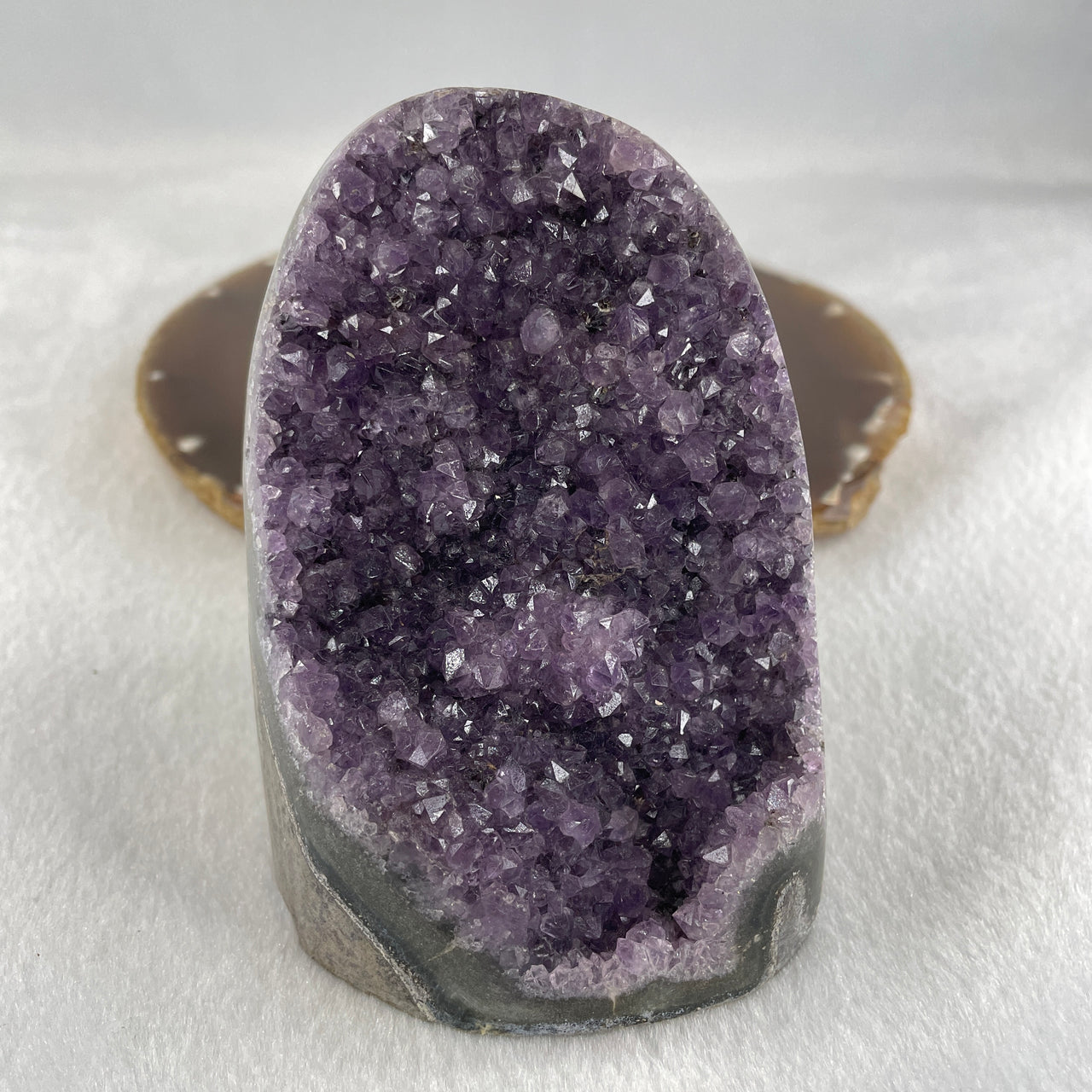 Natural Amethyst Rough Irregular Shaped Display 598.6g 72.8 by 80.3 by 90.0mm - Huangs Jadeite and Jewelry Pte Ltd