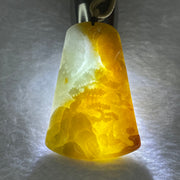 Type A 4 Colours Yellow Green Lavender Red Jadeite Good VS Evil Shan Shui 一念之间 Pendant 34.98g 68.2 by 45.0 by 6.5mm - Huangs Jadeite and Jewelry Pte Ltd