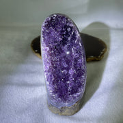 Natural Amethyst Rough Irregular Shaped  Display 633.7g 53.2 by 98.1 by 94.2mm - Huangs Jadeite and Jewelry Pte Ltd