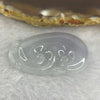 Type A Semi Icy Jelly Lavender with Faint Green Jadeite Ruyi 如意 11.48g 40.0 by 24.1 by 6.3mm - Huangs Jadeite and Jewelry Pte Ltd
