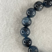 Above Average Natural Blue Devil Aquamarine Beads Bracelet 37.72g 16cm 11.8mm 17 Beads - Huangs Jadeite and Jewelry Pte Ltd