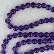 Good Grade Natural Amethyst Necklace 40.44g 52cm 7.3mm 79 Beads - Huangs Jadeite and Jewelry Pte Ltd