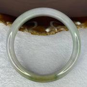 Type A Lavender with Green and Yellow Patches Jadeite Bangle Internal Diameter 59.0mm 67.00g 15.3 by 8.4mm (Close to Perfect) - Huangs Jadeite and Jewelry Pte Ltd