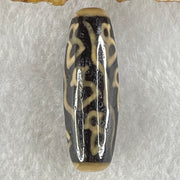 Natural Powerful Tibetan Old Oily Agate 9 Cai Shen Dzi Bead Heavenly Master (Tian Zhu) 九财神天珠 9.00g 38.2 by 13.0mm - Huangs Jadeite and Jewelry Pte Ltd