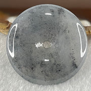 Type A Semi Icy Wuji Grey with Lavender Jadeite Ping An Kou Pendant 14.87g 35.2 by 5.8mm - Huangs Jadeite and Jewelry Pte Ltd