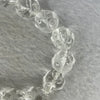 Natural Clear Quartz Cabbage Bracelet 46.64g 13.0 mm 16 Beads - Huangs Jadeite and Jewelry Pte Ltd