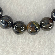 Good Grade Natural Petersite Beads Bracelet 31.34g 17cm 10.8mm 19 Beads - Huangs Jadeite and Jewelry Pte Ltd