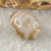 Natural Powerful Tibetan Old Oily Agate 4 Nectar Vessel Dzi Bead Heavenly Master (Tian Zhu) 花蜜容器眼天珠 3.21g 15.9 by 12.2mm - Huangs Jadeite and Jewelry Pte Ltd