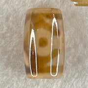 Natural Powerful Tibetan Old Oily Agate Patina Guiren Tairen Human Dzi Bead Totem Amulet Heavenly Master (Tian Zhu) 贵人天诛 4.77g 19.6 by 11.6mm - Huangs Jadeite and Jewelry Pte Ltd