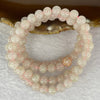 Type A Semi Icy Pink Jadeite Beads Necklace 98 Beads 7.2mm 58.12g - Huangs Jadeite and Jewelry Pte Ltd