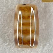 Natural Powerful Tibetan Old Oily Agate Sky Door Serenity 1 Eye Dzi Bead Heavenly Master (Tian Zhu) 一眼天门天诛 4.85g 20.4 by 11.7mm - Huangs Jadeite and Jewelry Pte Ltd