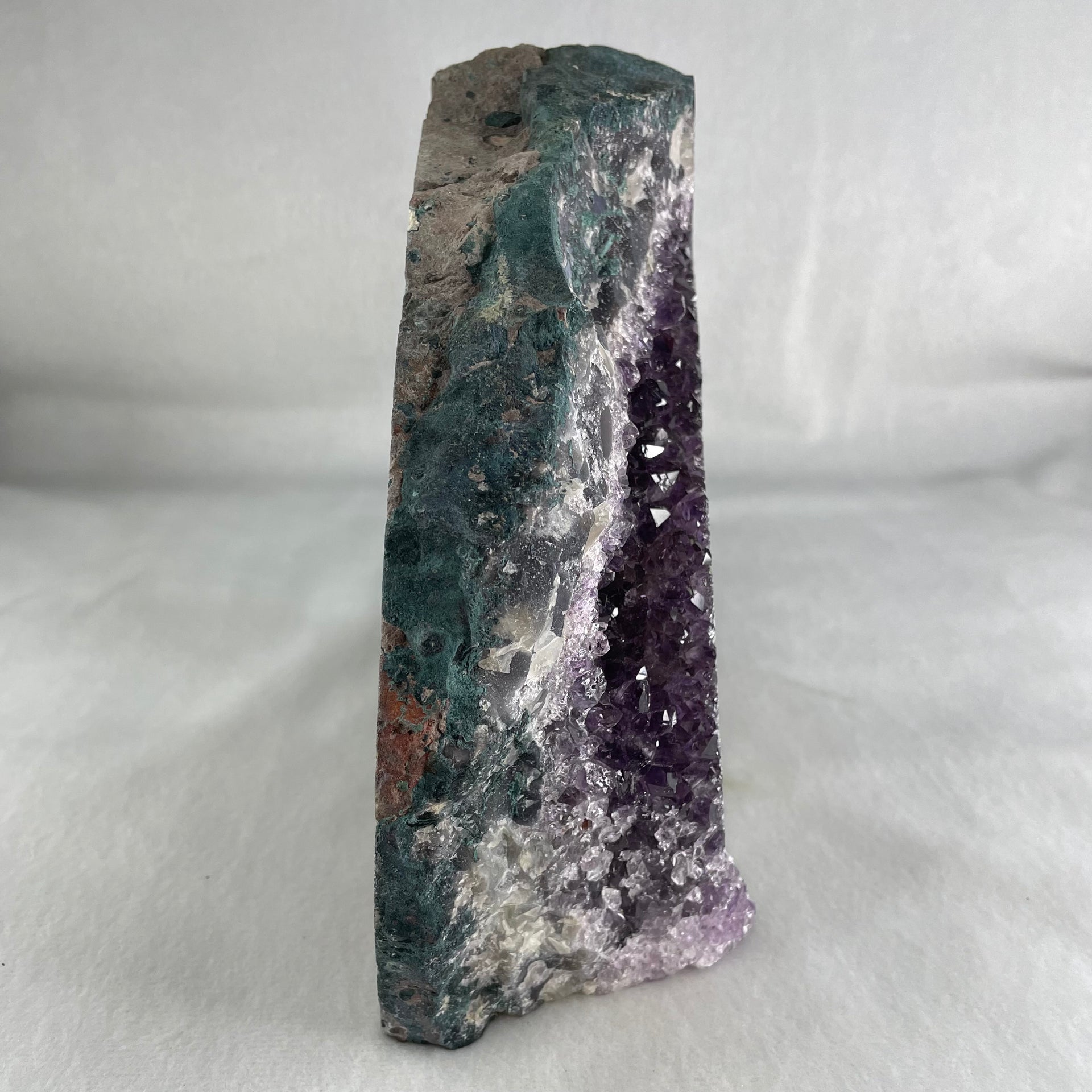 Natural Dark Intense Purple Amethyst Cave Fragment Display 4,145.1g 240.0 by 80.0 by 160.0mm - Huangs Jadeite and Jewelry Pte Ltd