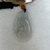 Type A Light Lavender Jadeite Ruyi Pendent 16.17g 42.2 by 26.8 by 6.8mm - Huangs Jadeite and Jewelry Pte Ltd