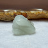 Type A Lavender Jadeite Rabbit Pendant 8.21g 20.5g by 16.1 by 13.8mm - Huangs Jadeite and Jewelry Pte Ltd