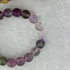 Natural Mixed Colours Fluorite Bracelet 15.85g 12cm 8.1mm 19 Beads - Huangs Jadeite and Jewelry Pte Ltd
