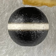 Natural Powerful Tibetan Old Oily Agate 1 Lines Dzi Bead Heavenly Master (Tian Zhu) 1.43g 10.0 by 10.4mm - Huangs Jadeite and Jewelry Pte Ltd