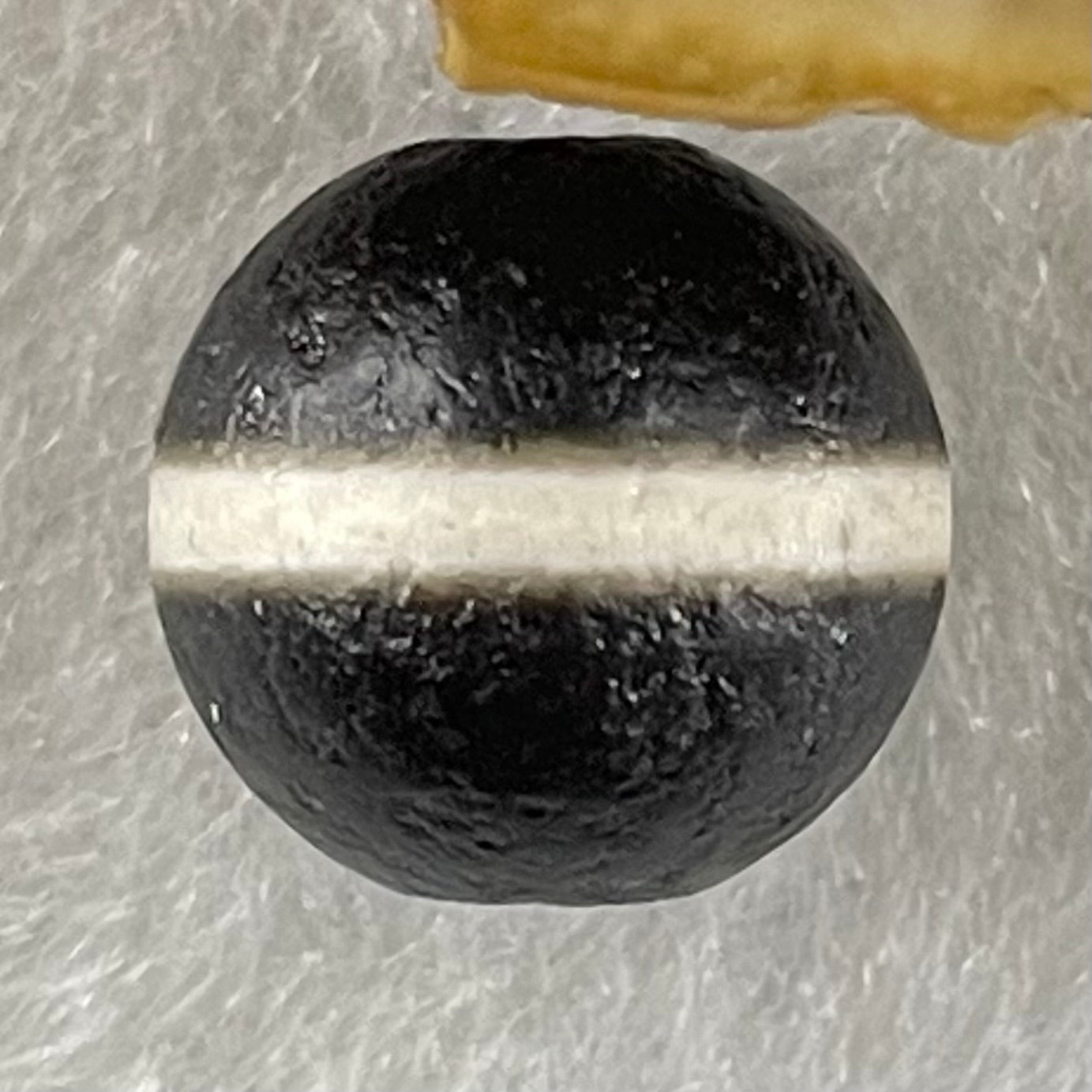 Natural Powerful Tibetan Old Oily Agate 1 Lines Dzi Bead Heavenly Master (Tian Zhu) 1.43g 10.0 by 10.4mm - Huangs Jadeite and Jewelry Pte Ltd