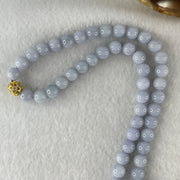 Type A Full Lavender Jadeite Beads Necklace 57.64g 66cm 7.0mm 98 Beads - Huangs Jadeite and Jewelry Pte Ltd
