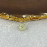 Type A Yellowish Green Jadeite Bead for Bracelet/Necklace/Earrings/Rings 1.61g 9.8mm - Huangs Jadeite and Jewelry Pte Ltd