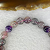 Natural Super 7 Crystal Bracelet 18.02g 8.2 mm 24 Beads - Huangs Jadeite and Jewelry Pte Ltd