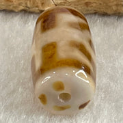 Natural Powerful Tibetan Old Oily Agate Patina Guiren Tairen Human Dzi Bead Totem Amulet Heavenly Master (Tian Zhu) 贵人天诛 4.74g 19.8 by 11.6mm - Huangs Jadeite and Jewelry Pte Ltd
