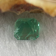 Natural Colombia Green Emerald (Beryl) Cut-Cornered Rectangular step cut 0.85ct 5.3 by 4.9 by 4.4mm - Huangs Jadeite and Jewelry Pte Ltd