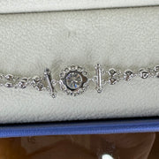 Certified Moissanite in 925 lSliver Necklace 7.85g 6.5mm 1.0ct - Huangs Jadeite and Jewelry Pte Ltd