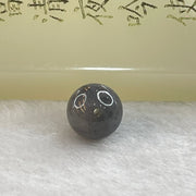 Type A Grey Wuji Jadeite Beads for Bracelet/Necklace/Earring/Ring 1.70g 9.9mm - Huangs Jadeite and Jewelry Pte Ltd