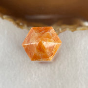 Natural Orange Calcite Quartz Tower Display 88.68g 89.1 by 26.7 by 23.2mm - Huangs Jadeite and Jewelry Pte Ltd