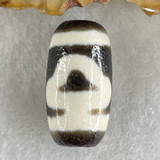 Natural Powerful Tibetan Old Oily Agate Double Bodhi Tree Bead Heavenly Master (Tian Zhu) 3.09g 1.92 by 10.0mm - Huangs Jadeite and Jewelry Pte Ltd