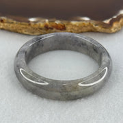 Baby Kids Type A Wuji Grey with Slight Yellow Jadeite Bangle Internal Diameter 39.9mm 26.59g 11.0 by 6.7mm (Slight Internal Lines) - Huangs Jadeite and Jewelry Pte Ltd