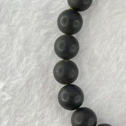 Natural Iron Blood King Amber Beads Bracelet 天然铁血王琥珀手链 8.16g 16.5cm 9.4mm 22 Beads - Huangs Jadeite and Jewelry Pte Ltd