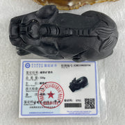 Rare Natural Tibetan Meteorite Tektite Pixiu Display 320.0g 94.4 by 46.0 by 45.3mm - Huangs Jadeite and Jewelry Pte Ltd