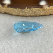Natural Sky Blue Topaz Teardrop Shape 7.82ct 17.1 by 4.3 by 7.2mm - Huangs Jadeite and Jewelry Pte Ltd