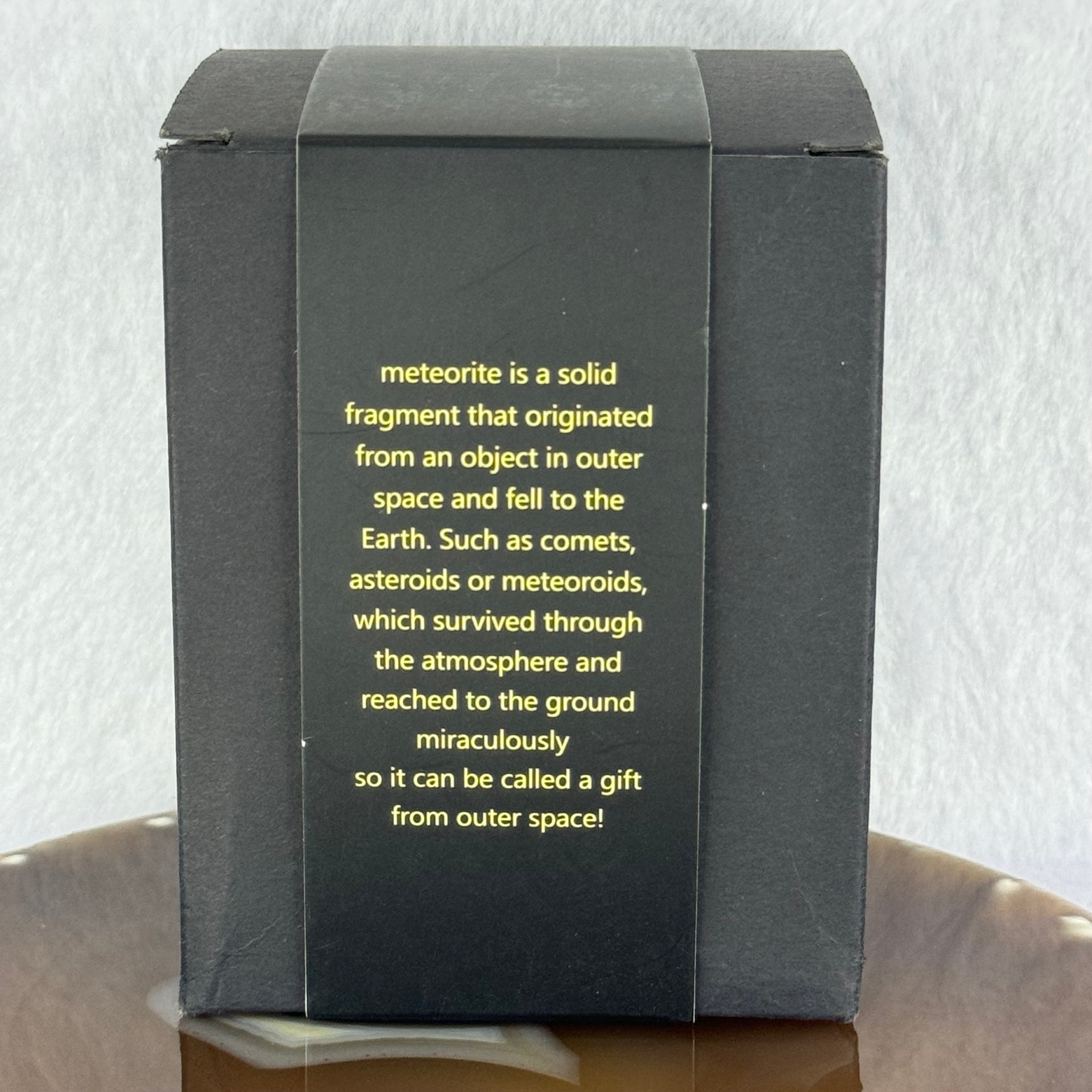 Natural Meteorite Ball Display Approximately Dimensions 155.52g 60.0mm by 76mm (This item has multiple quantity and every piece is unique, and each meteorite may look slightly different) - Huangs Jadeite and Jewelry Pte Ltd