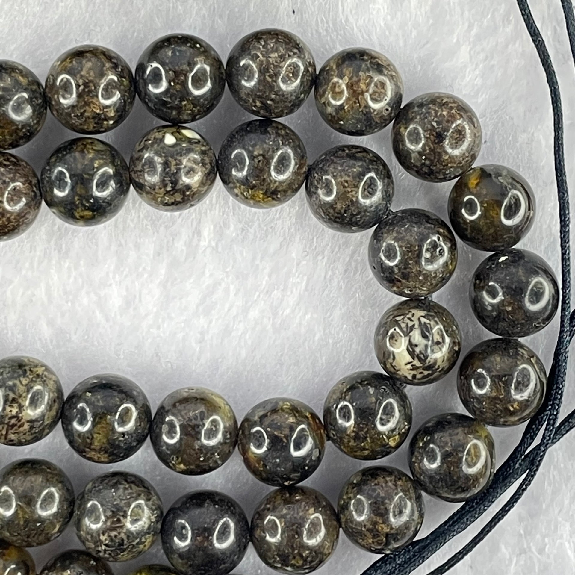 Natural Medicine King Amber Beads Necklace 天然药王琥珀项链 36.73g 92cm 8.3mm 111 Beads - Huangs Jadeite and Jewelry Pte Ltd