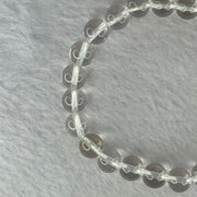 Natural Clear Quartz Bracelet 天然白水晶手链 18.64g 16.5cm 8.4mm 24 Beads - Huangs Jadeite and Jewelry Pte Ltd