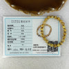 High Quality Natural Golden Rutilated Quartz Bracelet 顺发金手链 16.37g 7.8 mm 24 Beads - Huangs Jadeite and Jewelry Pte Ltd