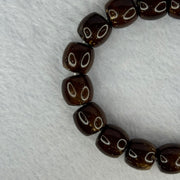 Old Bodhi Seed Beads Bracelet 紫金鼠手链 22.06g 18.5cm 11.8mm 17 Beads - Huangs Jadeite and Jewelry Pte Ltd