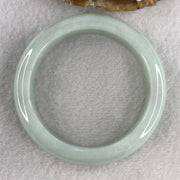 Type A Blueish Green with Faint Lavender Jadeite Bangle Internal Diameter 53.9mm 54.99g 12.5 by 8.7mm (Very Slight Internal Line ) - Huangs Jadeite and Jewelry Pte Ltd