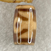 Natural Powerful Tibetan Old Oily Agate Patina Guiren Tairen Human Dzi Bead Totem Amulet Heavenly Master (Tian Zhu) 贵人天诛 4.68g 19.9 by 11.7mm - Huangs Jadeite and Jewelry Pte Ltd