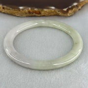 Type A Light Lavender and Light Green Jadeite Bangle Internal Diameter 55.1mm 28.89g 6.4 by 8.8mm (Very Slight Internal Line) - Huangs Jadeite and Jewelry Pte Ltd