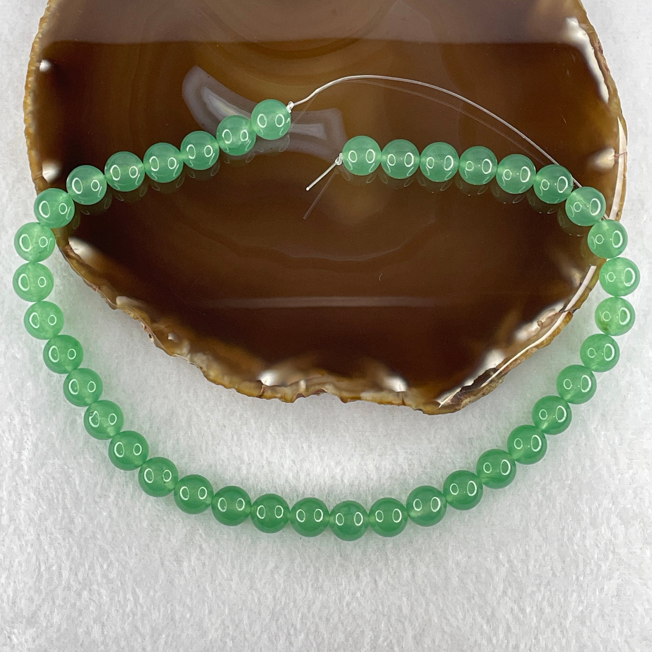 Good Grade 10.2mm Natural Green Aventurine Loose Beads Strand | Grade-A Fuchsite-Quartz Crystal Beads for Bespoke Bracelets & Necklaces (38 Beads | 38cm Strand | 52.28g)