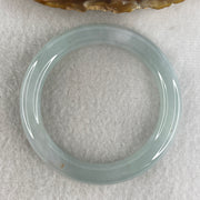 Certified Natural Type A Light Lavender Jadeite Full Round Bangle | 52.0mm Inner Diameter (43.91g | 9.3x9.5mm | Crown & Third Eye Chakra Harmony, Noble Serenity & Peace Shield) (Very Slight Internal Line) - Huangs Jadeite and Jewelry Pte Ltd