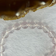 Natural Rose Quartz Beads Bracelet 天然玫瑰石英珠手链 23.44g 16.5cm 9.4mm 21 Beads - Huangs Jadeite and Jewelry Pte Ltd